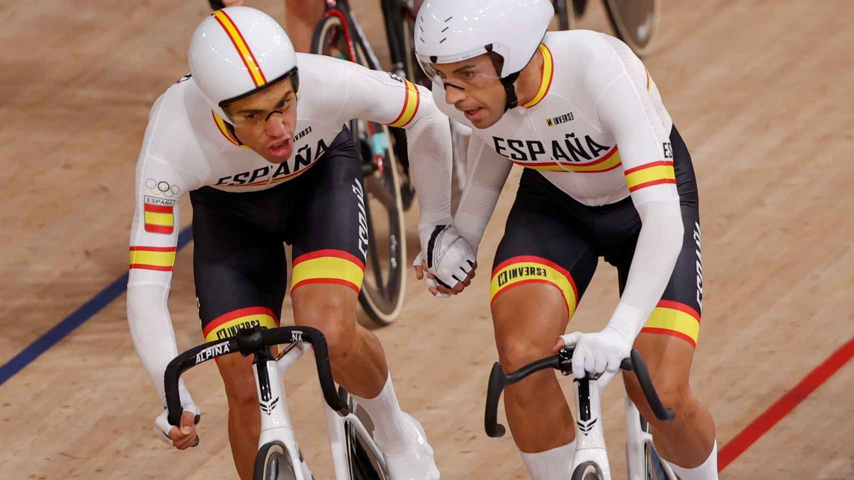 Albert Torres y Sebastián Mora, en los Juegos Olímpicos