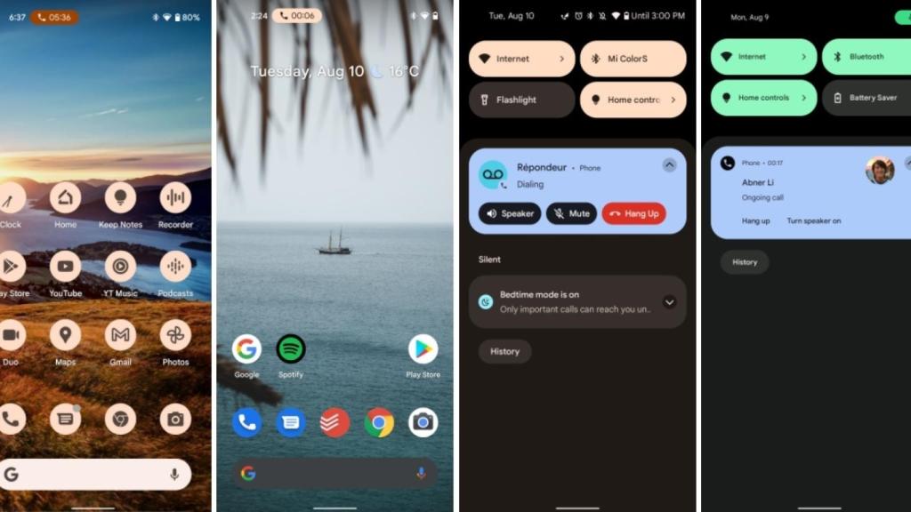 Android 12 phone app