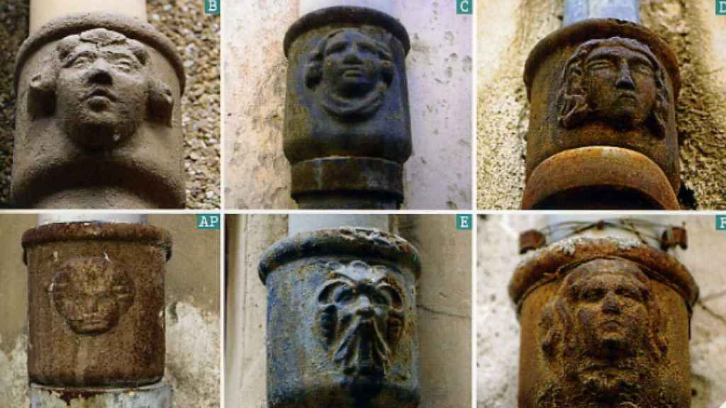 Algunas de las caras recogidas en la clasificación de Bernardo Garrigós en Xixona.