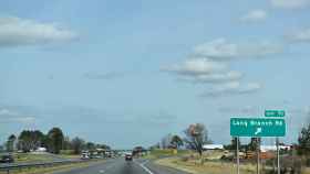 Vista parcial de la I-95 en Carolina del Norte (EEUU).