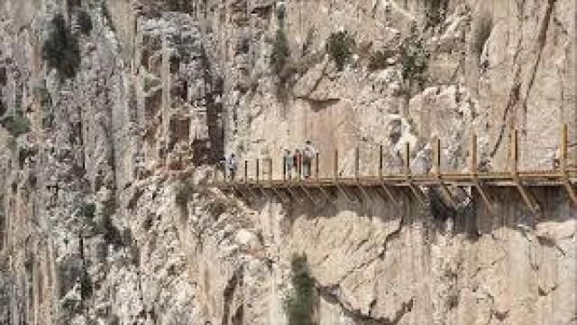 Imagen del Caminito del Rey, en la provincia de Málaga.