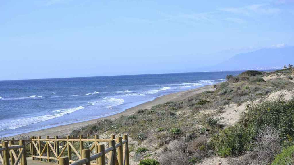 Una playa de la provincia de Málaga.