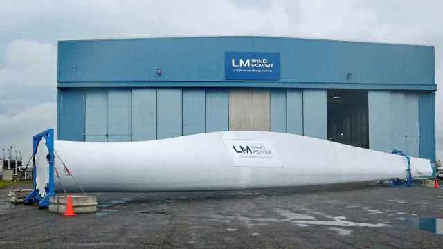 La fábrica eólica de LM Wind (GE) en León.