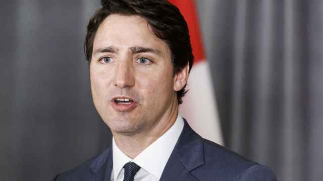 Justin Trudeau en una rueda de prensa en 2018.