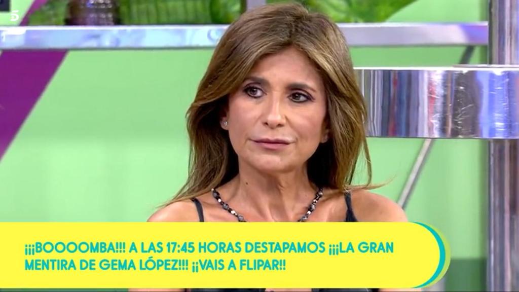El programa ha asegurado que la noticia podría poner en duda la profesionalidad de la periodista.