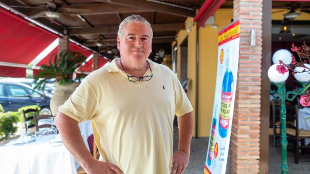 Jose en su restaurante de Guadalmina.