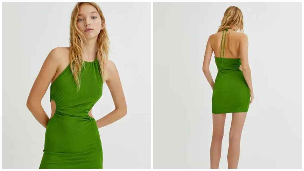 Lime green Pull&Bear dress.