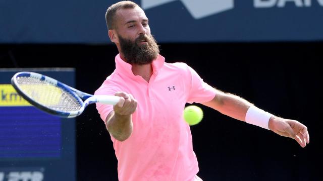 Benoit Paire durante un partido