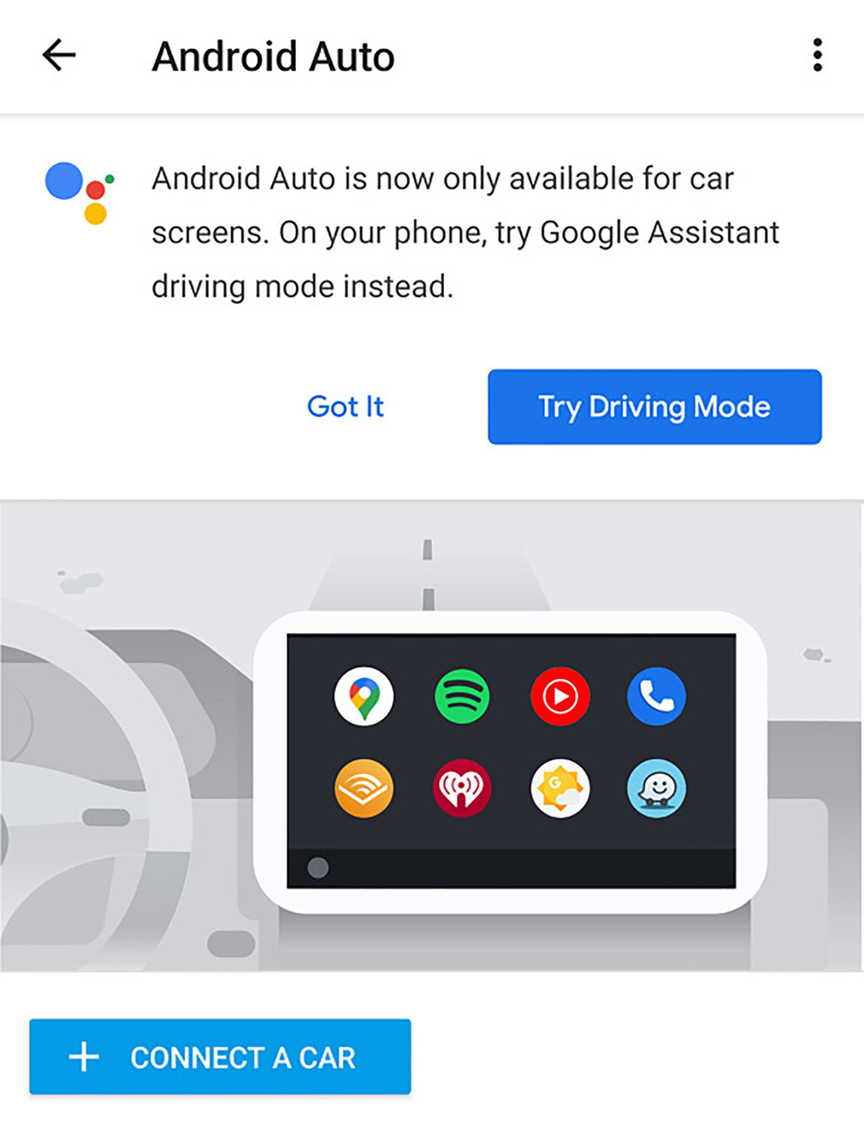 Android Auto Message