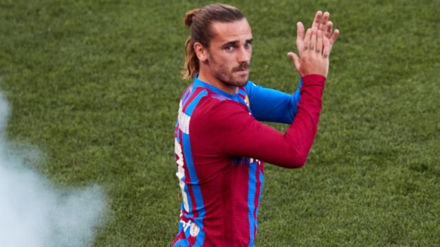 Antonie Griezmann, en un partido del FC Barcelona de la 2021/2022