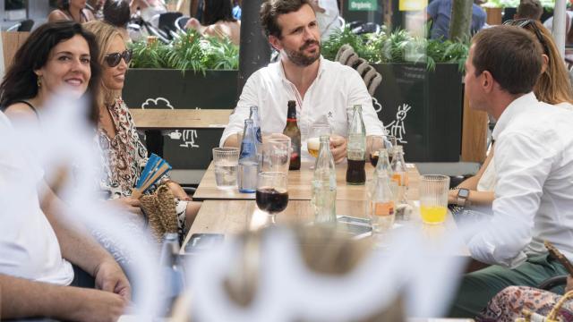 Pablo Casado, de visita a Palma el pasado lunes.