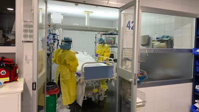 Interior de un hospital de Málaga.