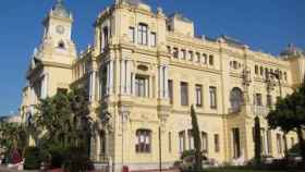 Imagen de la fachada del Ayuntamiento de Málaga