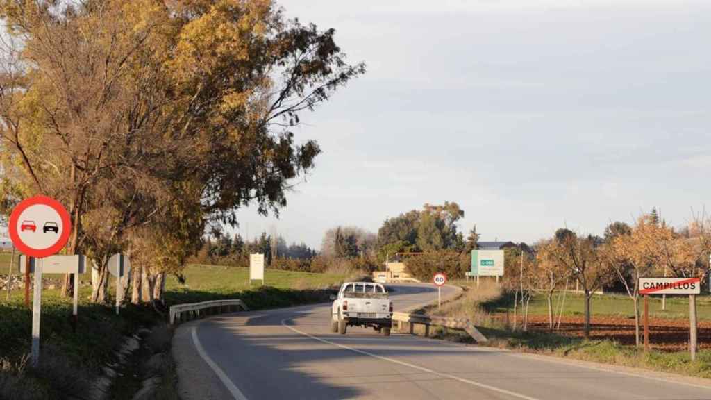 Imagen de una carretera dependiente de la Junta de Andalucía.