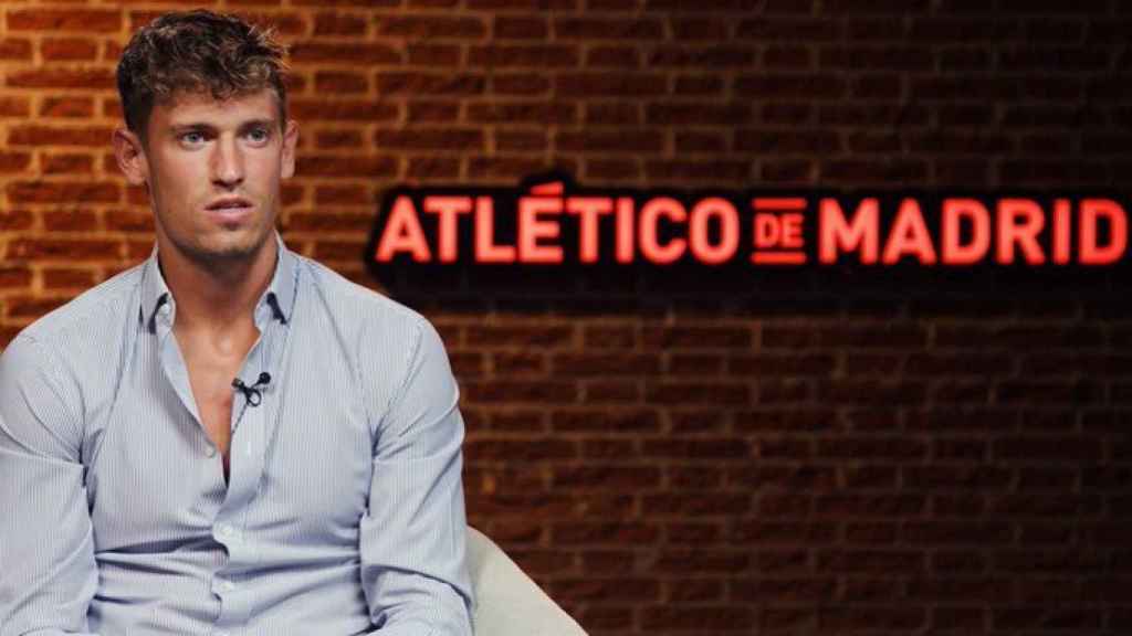 Marcos Llorente, en una entrevista para el Atlético de Madrid