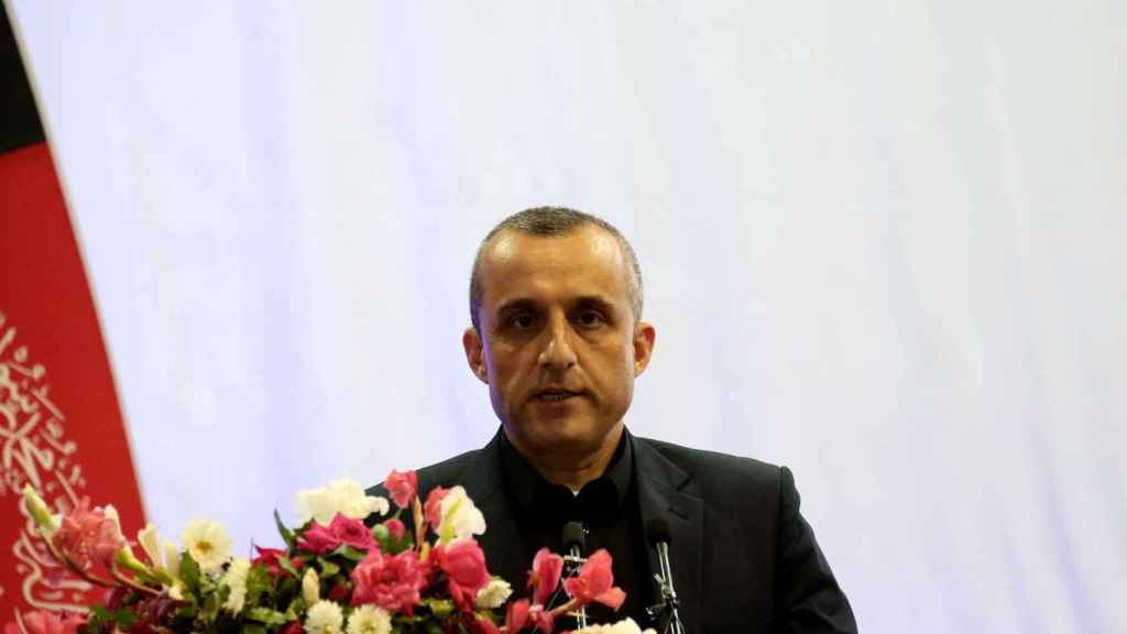 Amrullah Saleh, self-appointed as the interim president of Afghanistan.