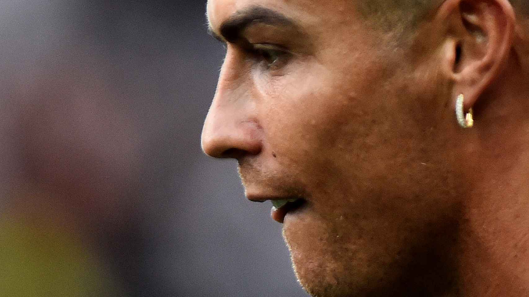 Cristiano Ronaldo, en un partido de la Juventus de Turín en la temporada 2021/2022