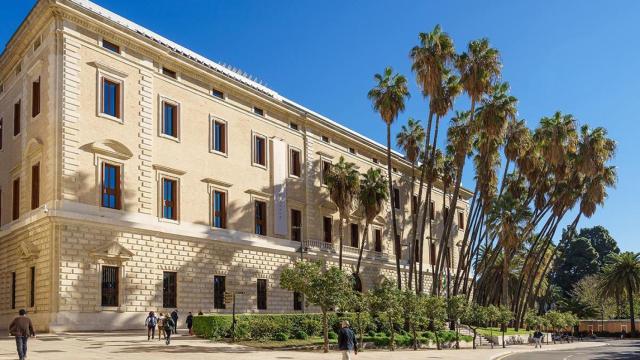 El Museo de Málaga está ubicado en el Palacio de la Aduana.