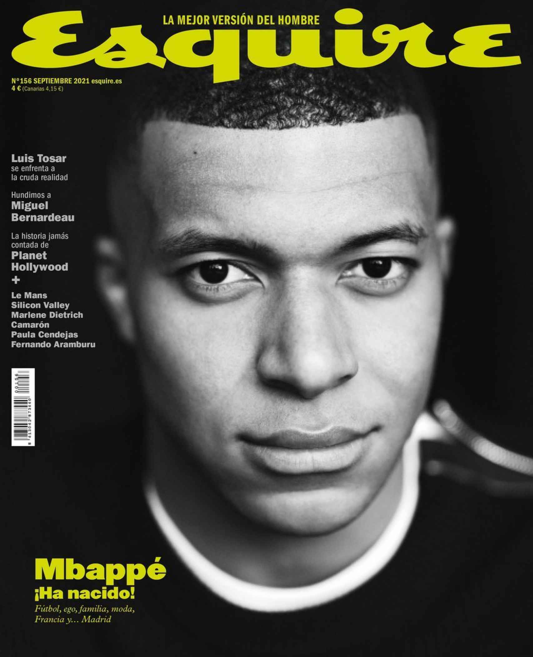 Kylian Mbappé, en la portada de Esquire