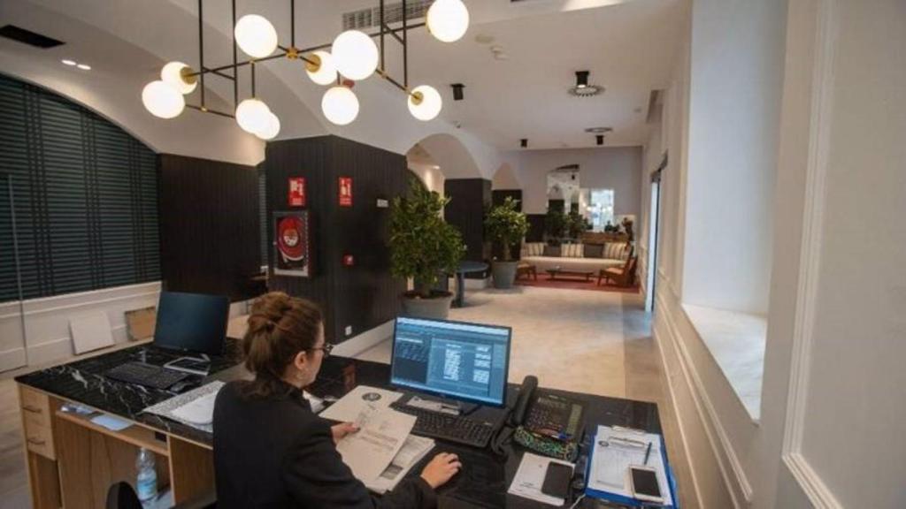 Imagen del interior de un hotel en Málaga.