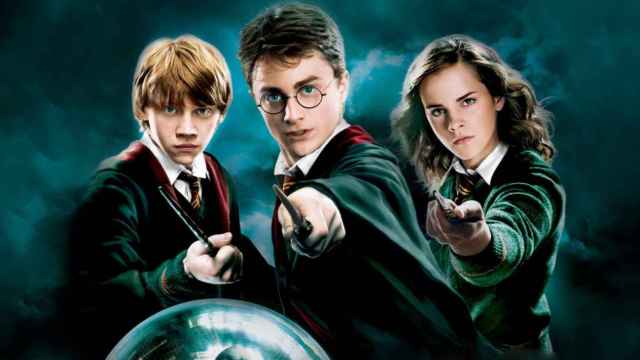Saga 'Harry Potter', protagonizada por Rupert Grint, Daniel Radcliffe y Emma Watson.