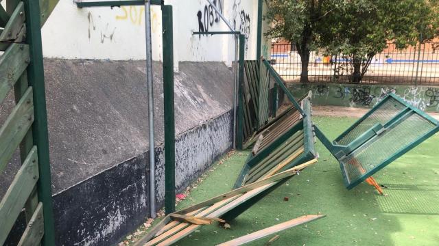 Críticas por el estado tercermundista de las pistas deportivas en Ciudad Real