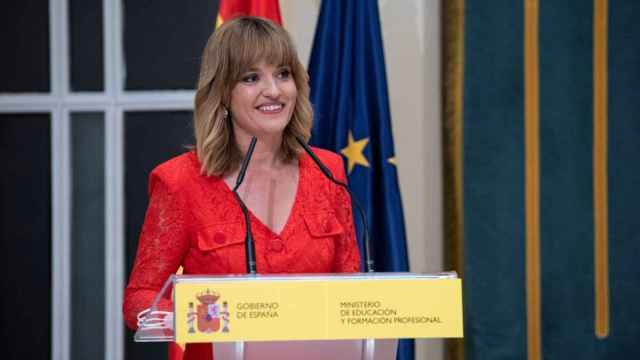 La ministra de Educación, Pilar Alegría, en su toma de posesión el pasado julio.