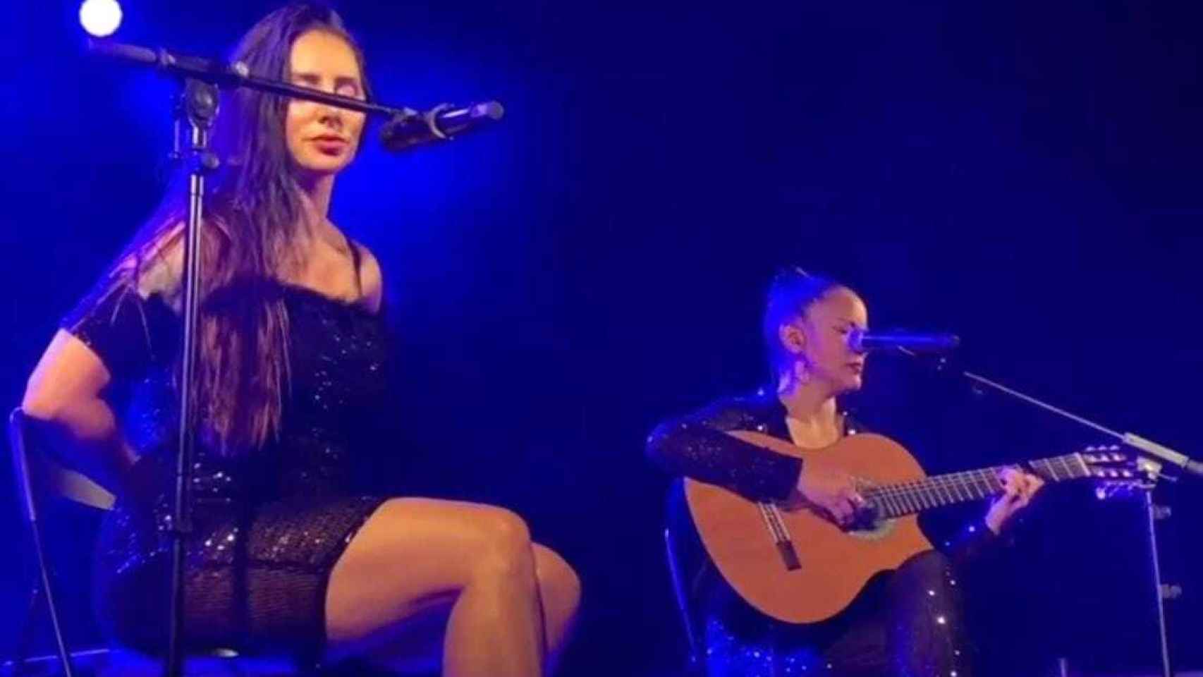 Mala Rodríguez, durante un concierto.