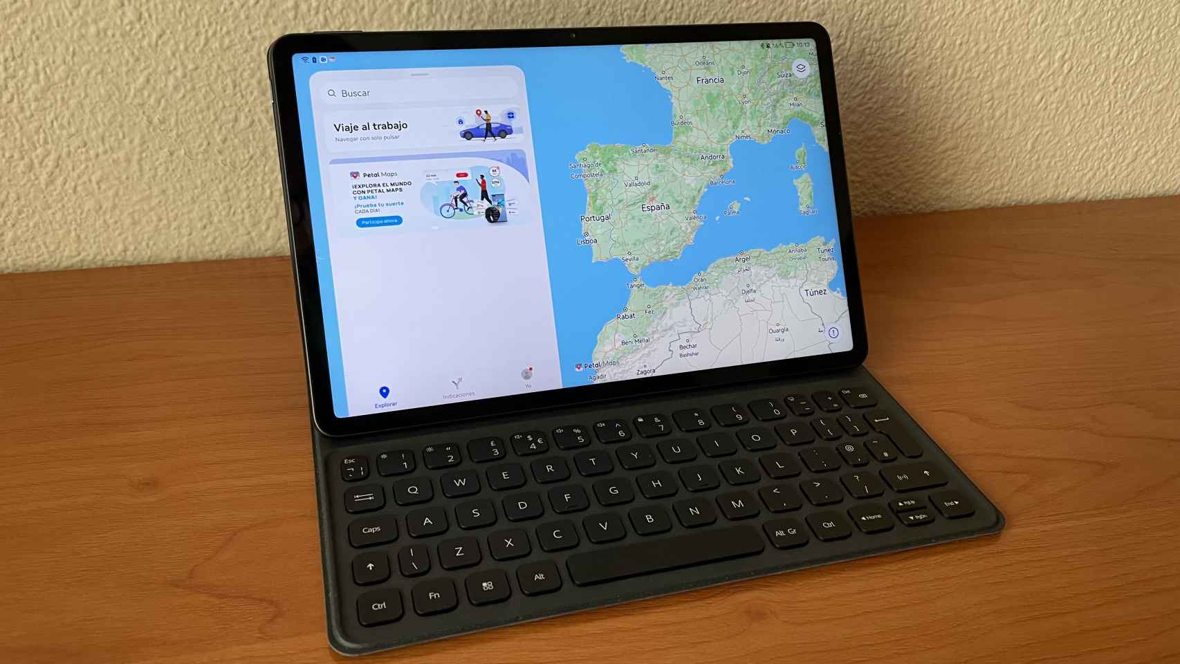 Petal Maps en la Huawei MatePad 11, una de las alternativas a Google Maps