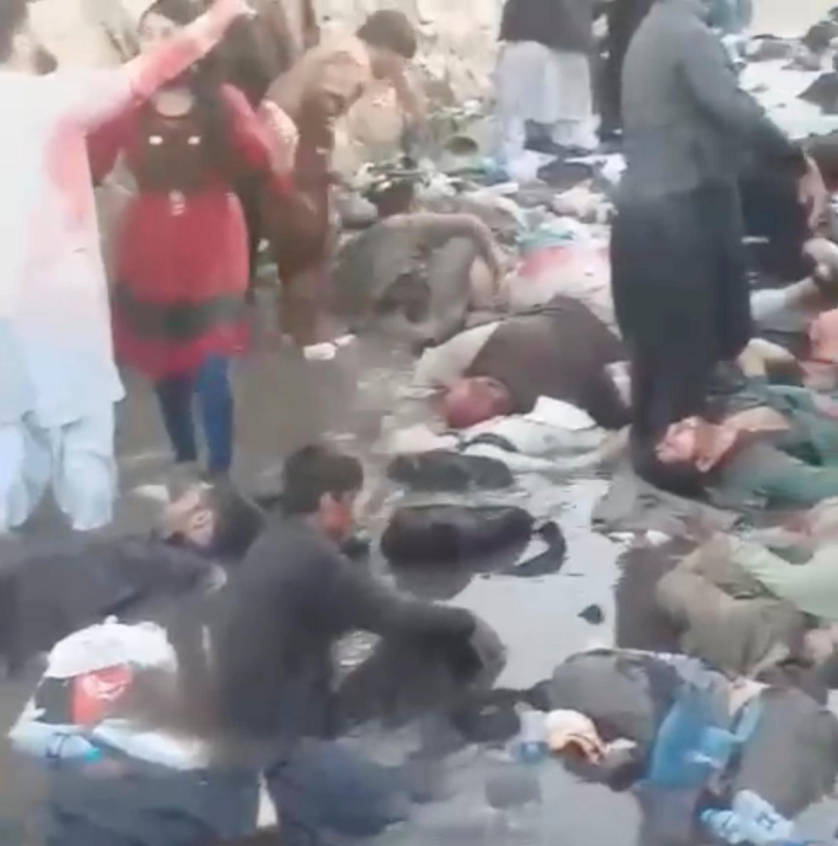 The victim of the attack on Thursday was outside Hamid Karzai Airport.
