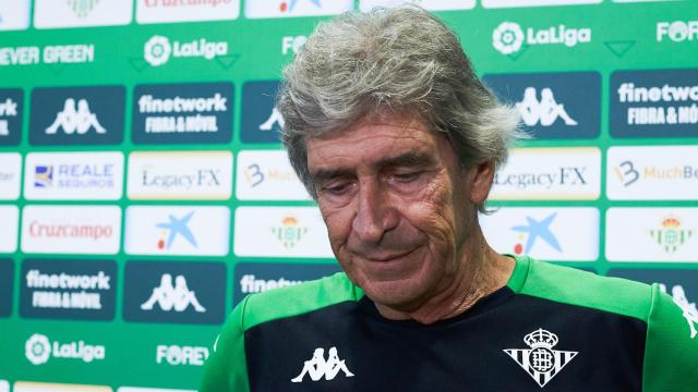 Manuel Pellegrini, en rueda de prensa