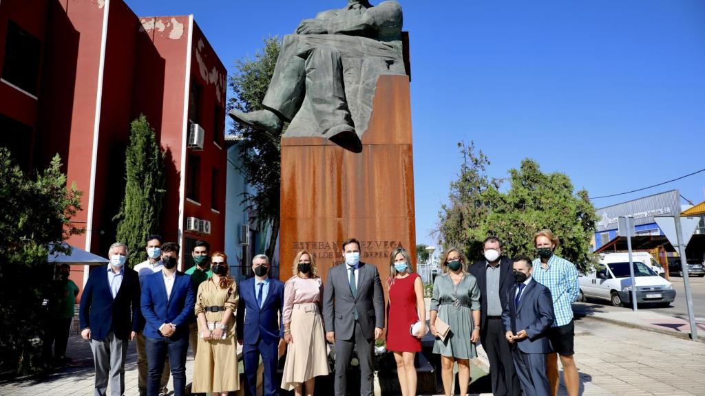 Paco Núñez, líder del PP de CLM, en Valdepeñas (Ciudad Real). Foto: PP de CLM