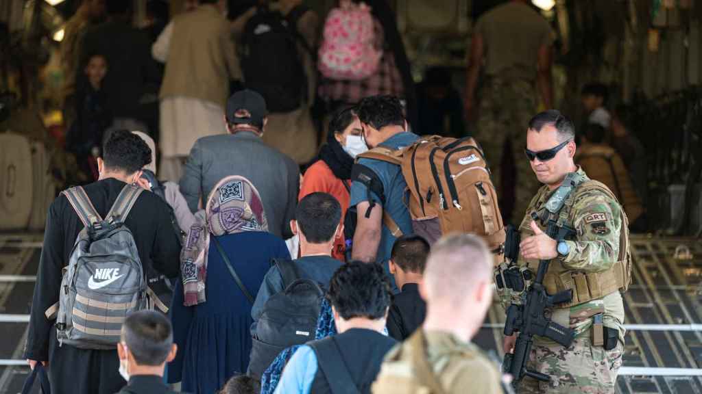 The United States evacuated in Kabul.