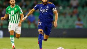 Karim Benzema, a la contra frente al Real Betis