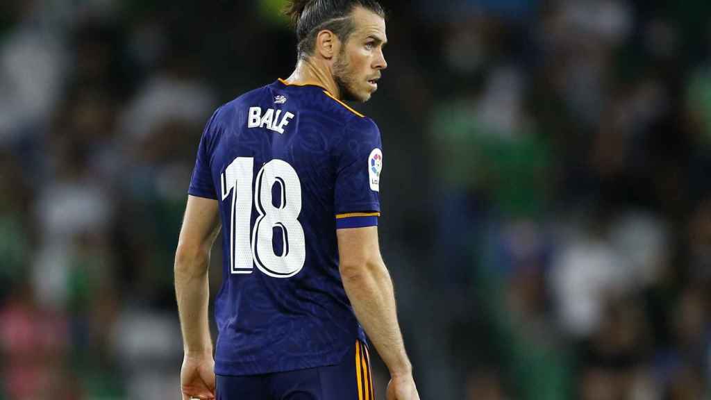Gareth Bale, durante el partido frente al Real Betis