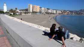 Imagen de una playa de la ciudad de Málaga.