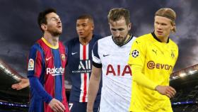 Messi, Mbappé, Kane y Haaland, víctimas de la fuerza de sus clubes