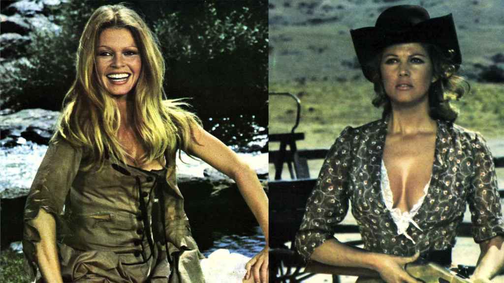 Brigitte Bardot y Claudia Cardinale en 'Las petroleras' (1971).
