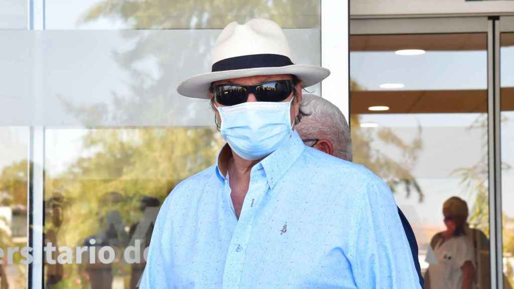 Amador Mohedano, tras salir del hospital de Jerez de la Frontera.