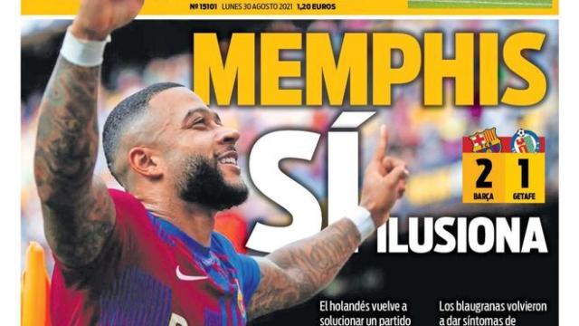 La portada del diario SPORT (30/08/2021)