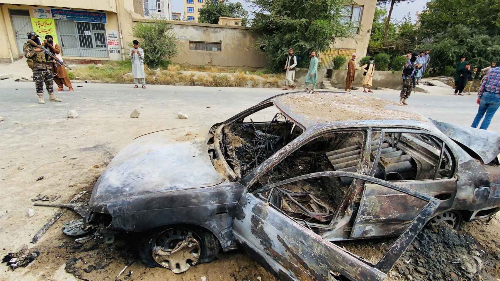 Imagen de archivo de un atentado del atentado de Kabul. Efe