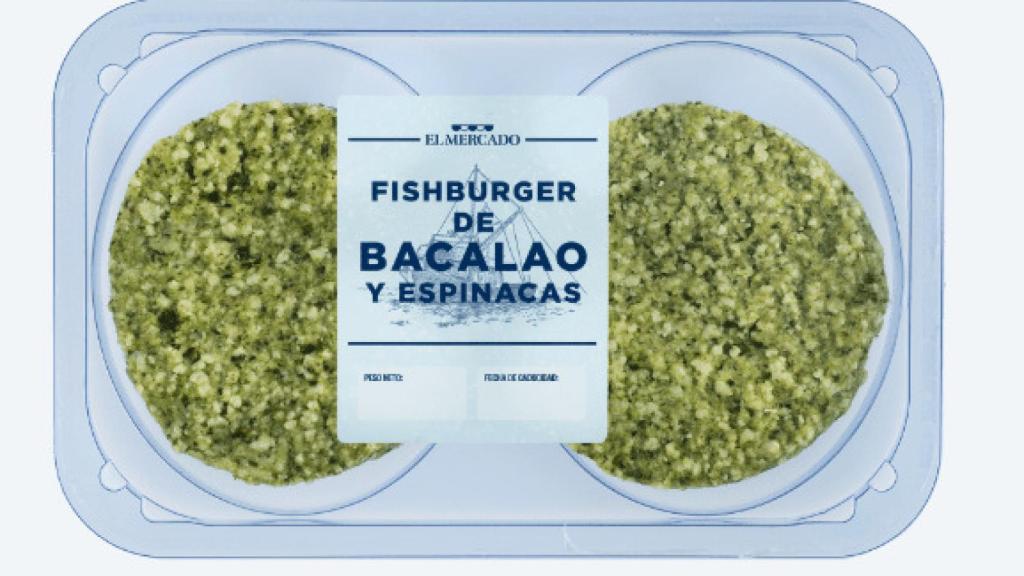 Cod and spinach burgers