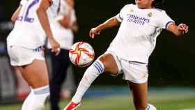 Kenti Robles, en el Real Madrid Femenino - Manchester City de la Women's Champions League