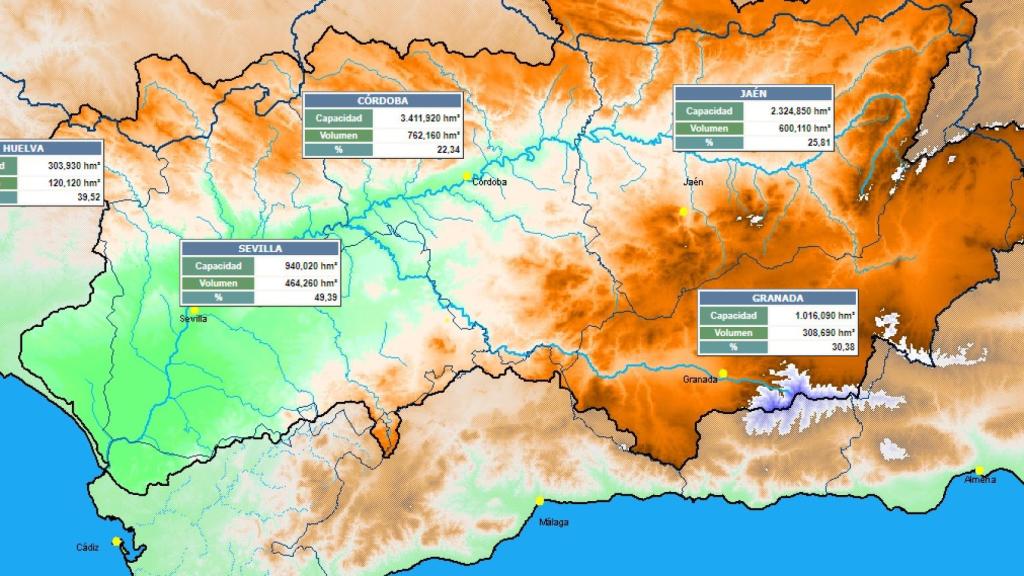Hydrological Information of the Guadalquivir Basin.