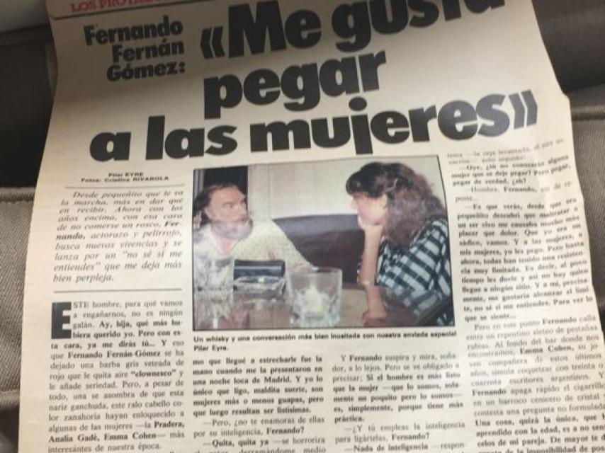 Image from the Interviú publication.