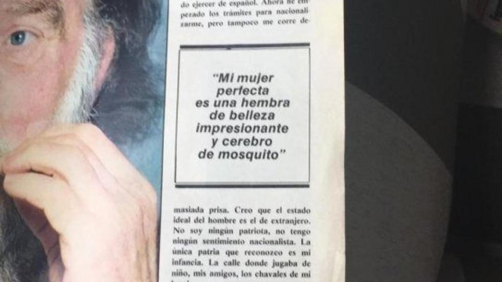 Image from the Interviú publication.