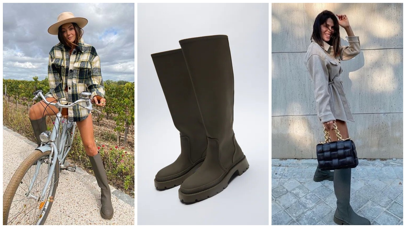 En Zara podrás encontrar las botas de agua que ya llevan las celebrities