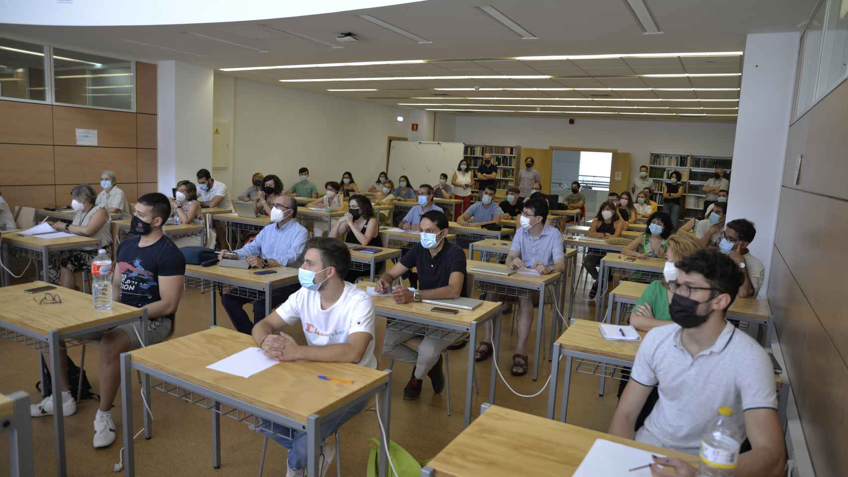 Los participantes en el curso de formación para los mentores (Fotos: UCLM)