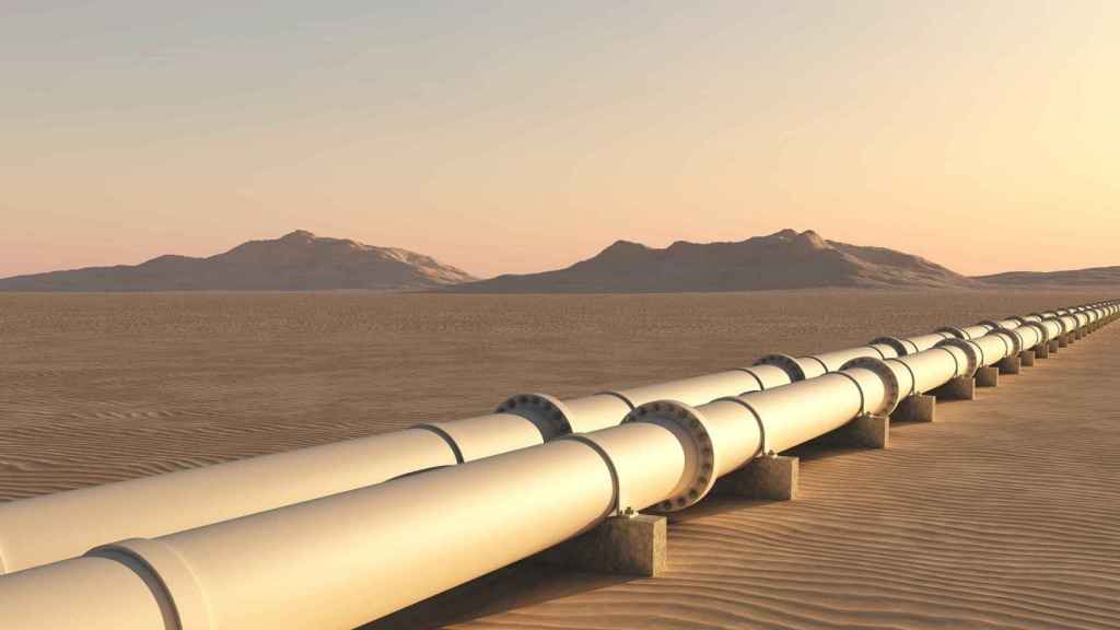 Gasoducto por el desierto de Argelia