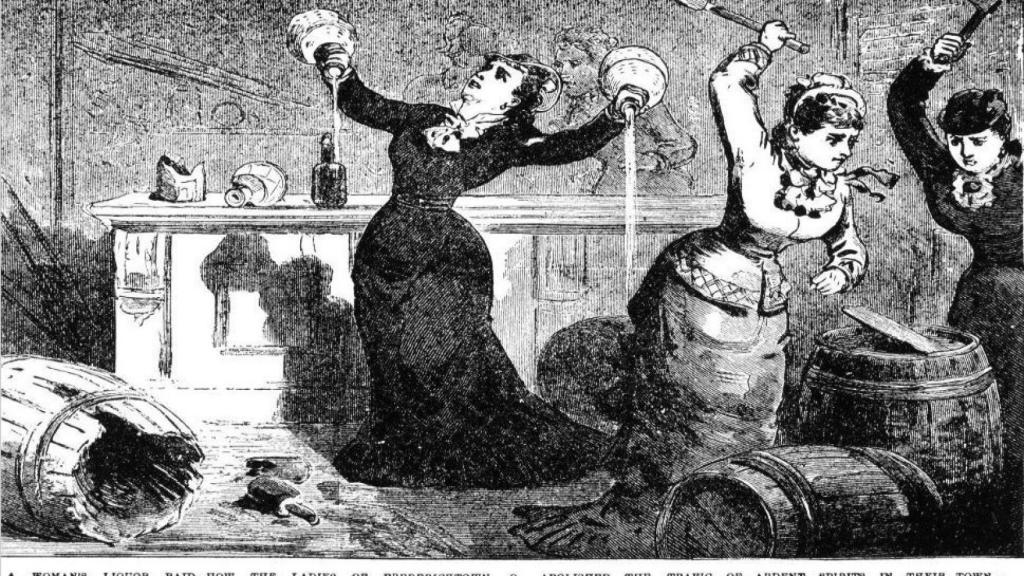 “Cómo las mujeres de Fredericktown (Ohio) abolieron el tráfico de bebidas espirituosas en su ciudad”